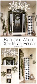 Black And White Christmas Decor Ideas Black And White Christmas Porch Design Dazzle Christmas Porch Decor Outdoor Christmas Diy Outdoor Christmas