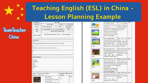Our first grade lesson plans outline instructions and provide teachers the materials they need to tackle every subject they'll teach in school. Example Lesson Plan For English Esl Class In China Youtube