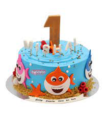 You can use this cake for fish or ocean themed birthday parties. Golden Fish Theme Cake By Bakisto Kids Theme Cake