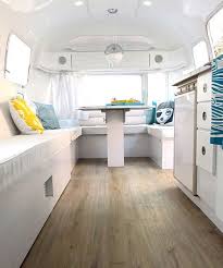 Amelia The Airstream A Vacation Home On Wheels Airstream Interior Caravan Renovation Camper Lights