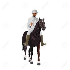 See man riding horse stock video clips. Arab Man In Traditional Clothing Riding His Horse Vector Illustration Isolated On White Background Royalty Free Cliparts Vectors And Stock Illustration Image 101017596