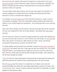 The Truth About Weight Loss Success Stories Fatlogic