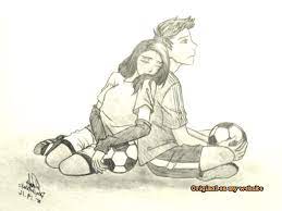 Entre e conheça as nossas incriveis ofertas. Drawing Art Tumblr Anime Drawing Couple Athletes Girl Artdrawingsae Cute Couple Drawings Soccer Drawing Couple Drawings Tumblr