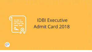Check the examination details and download it. Idbi Executive Admit Card Idbi Bank Executive Pre Examination Training