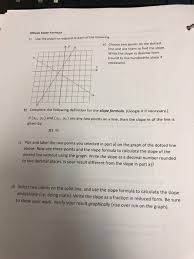 One part in a hundred equal parts. Solved Official Slope Formula 5 Use The Graph To Respond Chegg Com