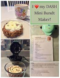 I make them for myself almost every day now. Dash Mini Bundt Cake Maker Recipes Healthy Life Naturally Life