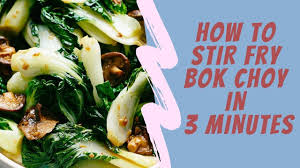 Our mailers are now online! How To Stir Fry Bok Choy In 3 Minutes Ep10 Homezy Recipes Bok Choy Stir Fry Recipes
