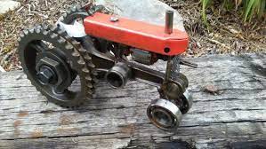 Weld Art Scrap Metal Farm Tractor Scrap Metal Art Metal Tree Metal Tree Wall Art