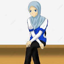 Try to search more transparent images related to hijab png |. Madchen In Hijab Anime Charakteren Posiert Kawaii Syariah Png Und Psd Datei Zum Kostenlosen Download