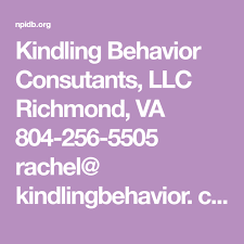 Kindling Behavior Consutants Llc Richmond Va 804 256 5505 Rachel Kindlingbehavior Com Applied Behavior Analysis Behavior Analysis Business Practices