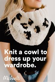 Maybe you would like to learn more about one of these? Lion Brand Wool Ease Thick Quick Cheetah Knit Cowl Cowl Knitting Pattern How To Purl Knit Knitting Accessories