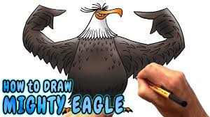 Printable angry birds movie coloring page mighty eagle. How To Draw Mighty Eagle From The Angry Birds Movie Narrated Youtube