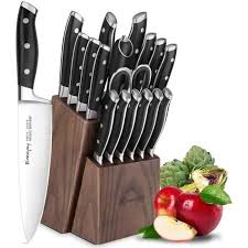 Set Couteaux Emojoy 18 Pieces Couteaux Cuisine Professionnels Acier Inoxydable Avec Bloc De Couteau Couteau De Chef Achat Vente Couteau De Cuisine Emojoy Couteau De Cuisines 18 Cdiscount