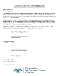 (the signatures of at least one grantor and one grantee are required, and must be notarized). Bill Of Sale Form New York Affidavit Of Compliance With Smoke Detector Requirement Templates Fillable Printable Samples For Pdf Word Pdffiller