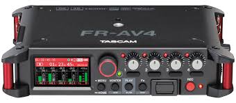 FR-AV4 | 32-Bit Float 4-ch Field Recorder with Mixer, Timecode Generator  and HDMI Sync | TASCAM - United States