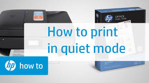 The printer cannot run multiple numbers of tasks simultaneously 2. Hp Printers Printing In Quiet Mode Hp Customer Support