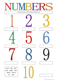 Scientific notation worksheets contain rewriting whole numbers and decimals in both scientific notation and standard form. Numbers 1 10 English Esl Worksheets For Distance Learning And Physical Classrooms