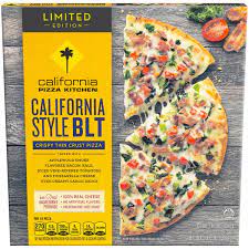 California pizza kitchen® revolutionized pizza when our first restaurant opened in 1985. California Pizza Kitchen Crispy Thin Crust California Style Blt Frozen Pizza 13 6 Oz Instacart