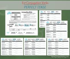 Latin Conjugations Perfect Stem Worksheets Family Style Schooling Classical Conversations Foundations Perfect Tense Latin