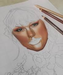 Finished my latest drawing of Taylor Swift this one was requested by my  daughter 💜💜💜