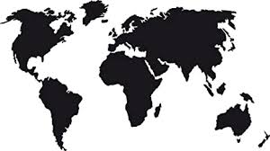 Europakarte europa zum ausdrucken karte landkarte landkarten clipart kontinent umrisse kfzversicherungonline. Graz Design Wandtattoo Wandaufkleber Aufkleber Fur Wohnzimer Weltkarte Lander Umriss 196x110cm 070 Schwarz Amazon De Baumarkt