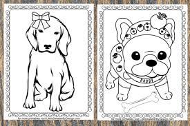 An adorable looking puppy at the front looks cute indeed. Puppy Coloring Pages Free Life Is Sweeter By Design