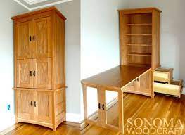 Craftsman China Cabinet That Disguises A Fold Out Table And Hidden Storage Drawers Smart Furniture From So Fold Out Table Diy Furniture Space Saving Furniture