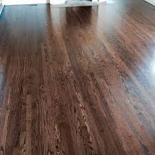 Refinished Red Oak With Antique Brown Stain And Finished With Bona Mega Clear Hd Satin Hardwood Floor Stain Colors Wood Floor Colors Oak Floor Stains