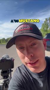 BTS of a photo shoot with this rare one-of-one 1968 Mustang GT. Why is it  the only one made? It has cruise control. I'm so thankful to Cliff Guinand  (@burnouts_garage) for organizing