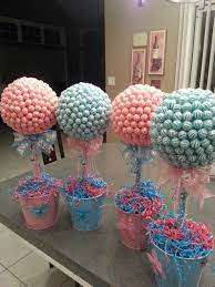 Blue And Pink Centerpieces For Baby Shower Candy Centerpiece Candy Centerpieces Baby Shower Centerpieces