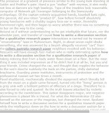 This will include your name, academic institution and the title of the research. How To Write A Discussion Section For A Qualitative Research Paper Kraska Dlya Volos