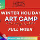  Winter Art Camp: Full Week; Winter Holiday event image