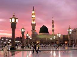 Muslim man is praying in the mosque. Another World Away Mosque Medina Saudi Arabia Medina Mosque