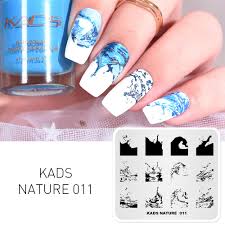 Kads Nature 011 Overprint Plytka Do Stemplowania Paznokci Fale