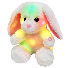 Bstaofy Glow White Bunny Led Rabbit Lop Ear Night Light S Https Www Amazon Com Dp B07mhkykv5 Ref Cm Rabbit Plush Toy Teddy Bear Stuffed Animal Plush Toys