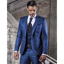 Lockere karos oder farbenfrohe streifen lockern den look etwas auf. Anzuge Slim Fit Herrenanzug Mit Weste In Grau Smoking Anzug Hochzeit Buhne Sakko Party Fbu Edu Vn