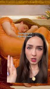 The (probably somewhat embellished) story behind the iconic Flaming June by  Sir Frederic Leighton. #art #fineart #arthistory #romanticart  #academicstyle #artnouveau #victorian #victorianart ...