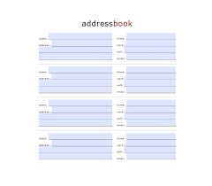 The honeycomb theme ebook template is best for: 40 Printable Editable Address Book Templates 101 Free