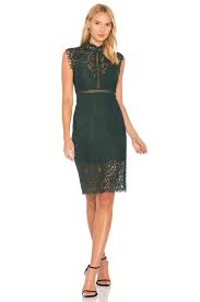 Bardot Lace Panel Dress In Forest Revolve Lace Panel Dress Panel Dress Fashion Clothes Women