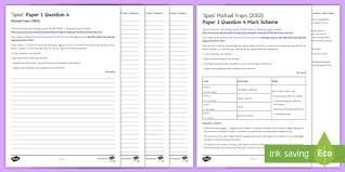 Feb 12, 2018 · last time, i was having a look at a sample text for question 4, the essay question on aqa's gcse english language (8700) paper 1, exploring how to annotate and how to plan your response. Aqa English Language Paper 1 Question 4 Spies Extract