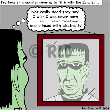 Frankenstein Zombie Outcast Frankenstein Halloween Cartoons Outcast