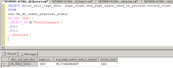 Clean Unused Space When A Sql Server Table With A Variable Length Column Is Dropped