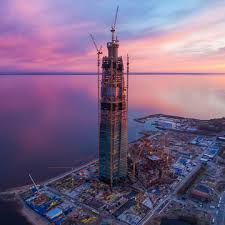 Видео с вершины шпиля lakhta center. Lahta Centr Na Forume Vysotnogo Stroitelstva Novosti