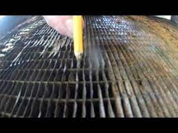 How to fix bent intercooler fins. Repairing Bent Radiator Fins Youtube