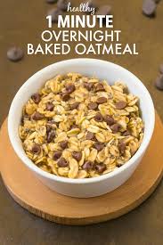 Overnight oats are the perfect make ahead healthy breakfast! How To Turn Overnight Oats Into Baked Oatmeal In One Minute The Big Man S World
