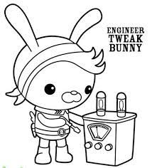 Free printable little einstein coloring pages. Octonauts Coloring Pages Tweak Bunny Coloring Pages Free Coloring Pages Coloring Books