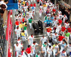 Image of Running of the Bulls Festival Spain