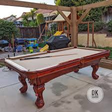 Import Pool Table Installation In Yorba Linda Customer Is Going To Be Installing Roof On The Patio Cover Soon Khaki Fe In 2020 Play Pool Roof Installation Pool Table