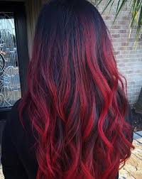 This color was created using a custom combo of redken color fusion and shades eq cream lines. Ombre Highlights Ombre Bright Red Hair Color Novocom Top