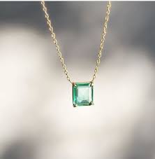 Instagram Augustlostangeles Emerald Necklace Emeraldnecklace Modern Jewelry Emerald Pendant Emerald Necklace Pendant